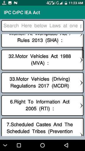 IPC CrPC IEA Act Screen 3