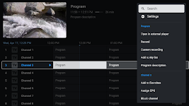 screenshot of TiviMate IPTV Player