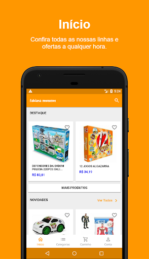 Android application Fabiana Brinquedos screenshort