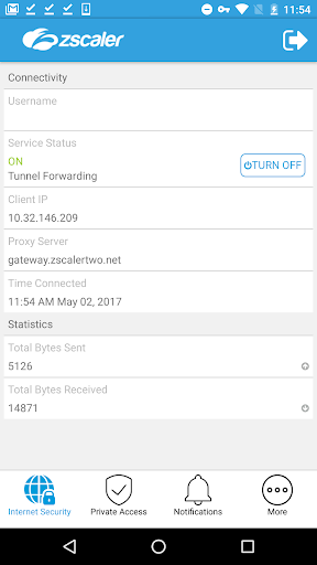 Zscaler Client Connector Screen 2