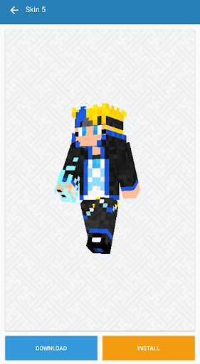 Skins Boruto For Minecraft PE