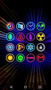 Neon Glow Rings Icon Pack APK (gepatcht) 4
