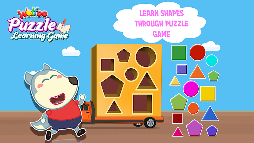 Android application Wolfoo Puzzle Learning Game screenshort