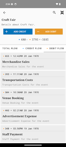 Cash Flow Tracker: Finance Log Screenshot 4 - AppWisp.com