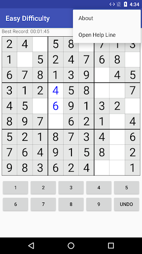 Sudoku mini Screen 3