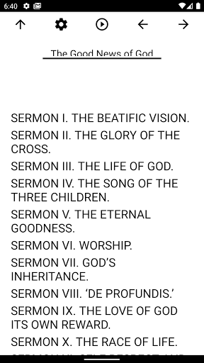 Android application Book, The Good News of God screenshort