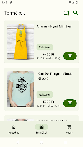Android application BEARIT Store screenshort