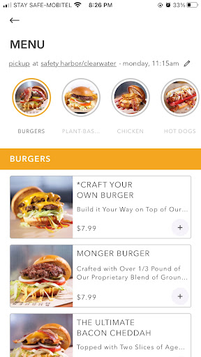 Burger Monger Screen 3