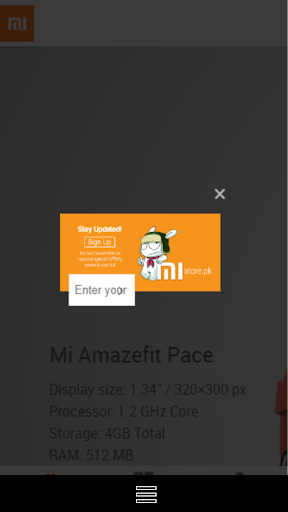 Android application Mistore screenshort