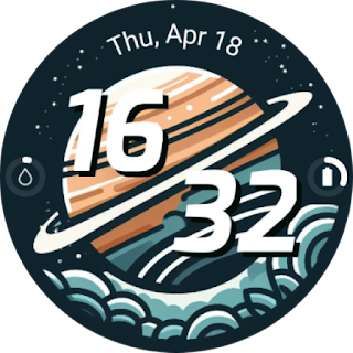 EXD038: Space Watch Face