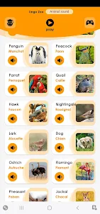 حديقة الحيوان|أصوات الحيوانات
