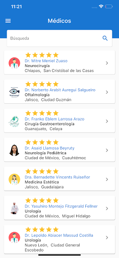 Android application MiMédicoManik screenshort