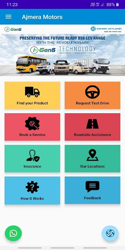 Ajmera Motors Screen 2