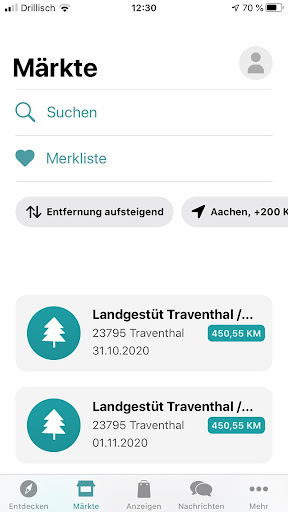marktcom - Die Flohmarkt App Screenshot 4 - AppWisp.com