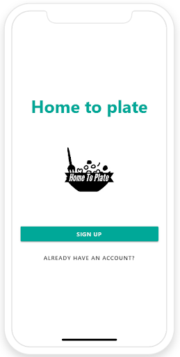 Android application Home To Plate screenshort