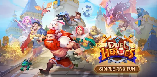 Duel Heroes: jogo de batalha d
