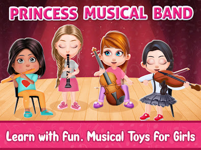Screenshot 9 Pink Princess Musical Band android