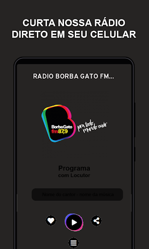 Android application Rádio Borba Gato FM screenshort