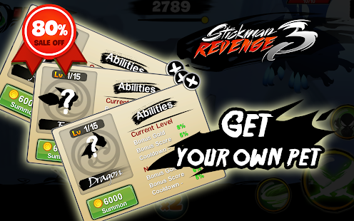 Stickman Revenge 3: Ninja RPG Zrzut ekranu