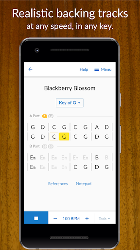 Android application Strum Machine screenshort