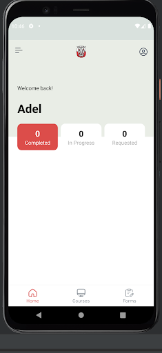 Android application ADAFSA learning-hub screenshort