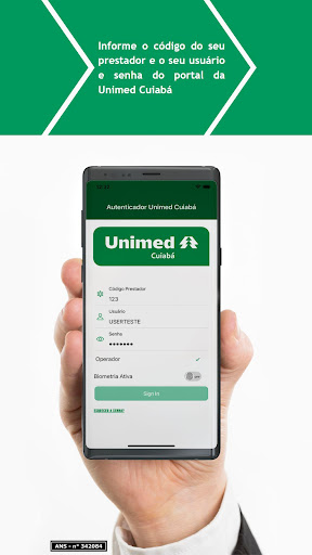 Autenticador Unimed Cuiabá Screen 2