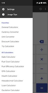 ClevCalc - Calculator Captura de pantalla