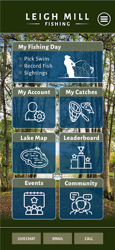 Android application Leigh Mill Fishing screenshort