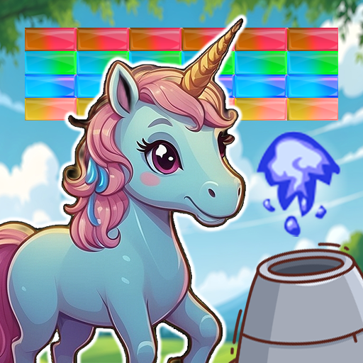 Unicorn Color Block Blaster logo