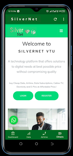 Android application SilverNet - Data & VTU App screenshort