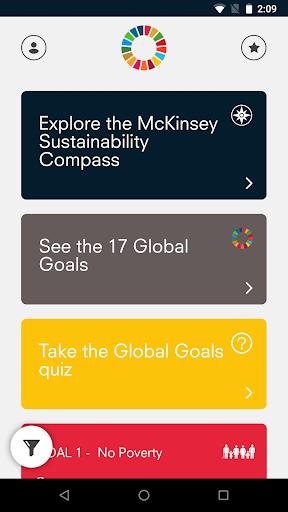 Global Goals Business Navigato Screen 2