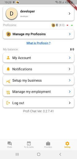 ProfiChat Screen 3