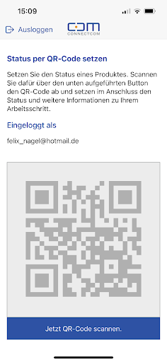 Easy Connect Status App Screen 2