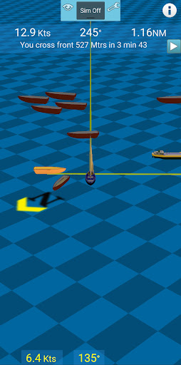 Android application BatNav - Marine navigation screenshort