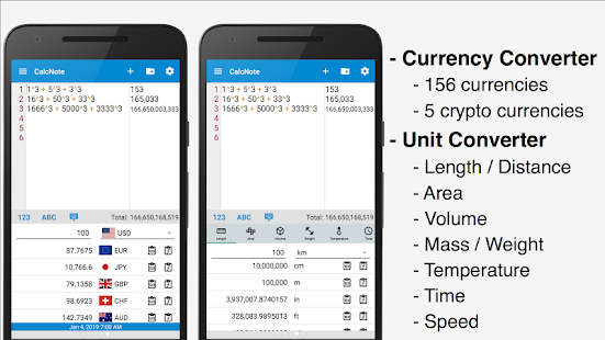 CalcNote Pro - Math Calculator Tangkapan layar