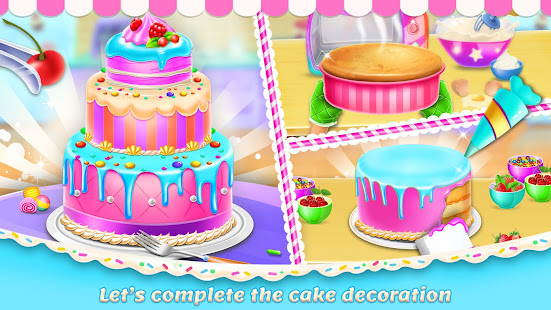 Sweet Bakery Chef Mania- Cake Games For Girls 5.1 Screenshots 2