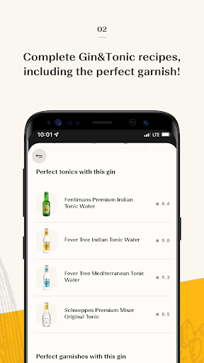 Ginventory - Gin & Tonic Guide Screen 2