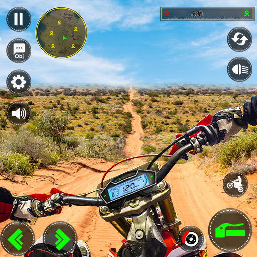 Dirt Bike Stunt Motocross Game  Icon