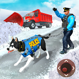 US Police Dog Snow Rescue Game icon