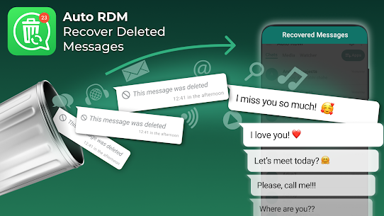 RDM خودکار: Recover Messages MOD APK (Premium Unlocked) 1