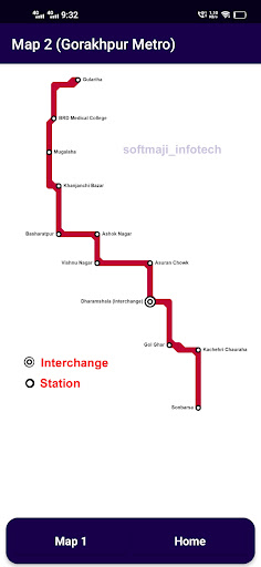 Gorakhpur Metro Map Screen 3