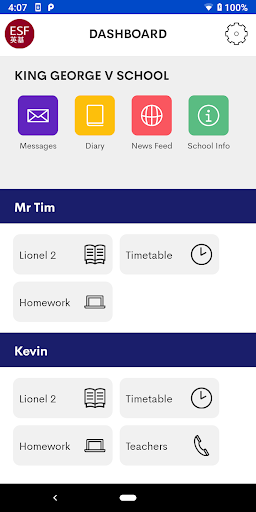 ESF App Screen 3