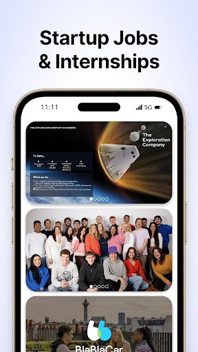 Android application Baze: Jobs, Students, Startups screenshort