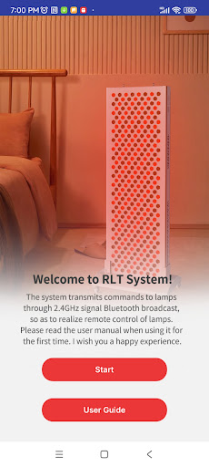 Android application RLT SYSTEM screenshort