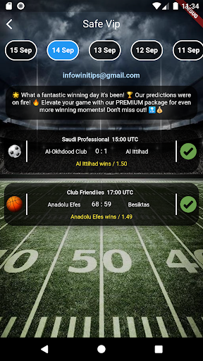 HappyBet: Win Betting Tips Screen 2