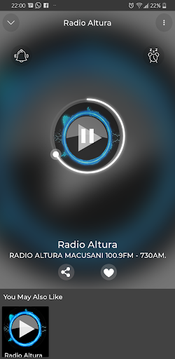 Android application US Radio Altura App Online Lis screenshort
