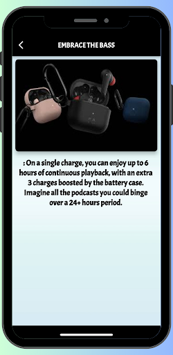 Android application Palm Buds Pro guide screenshort
