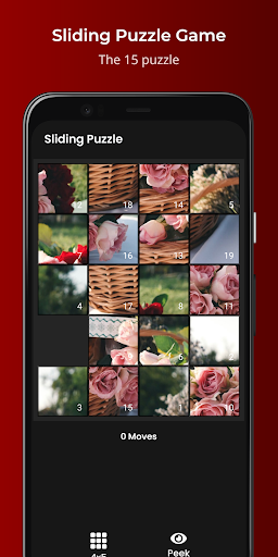 Android application Sliding Puzzle - The 15 puzzle screenshort