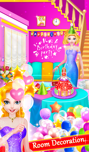 Princess Birthday Cake Party S Screen 3