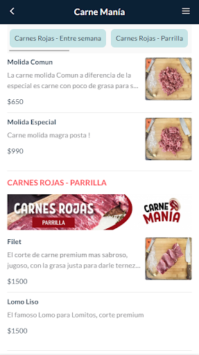 Carne Manía Screen 3